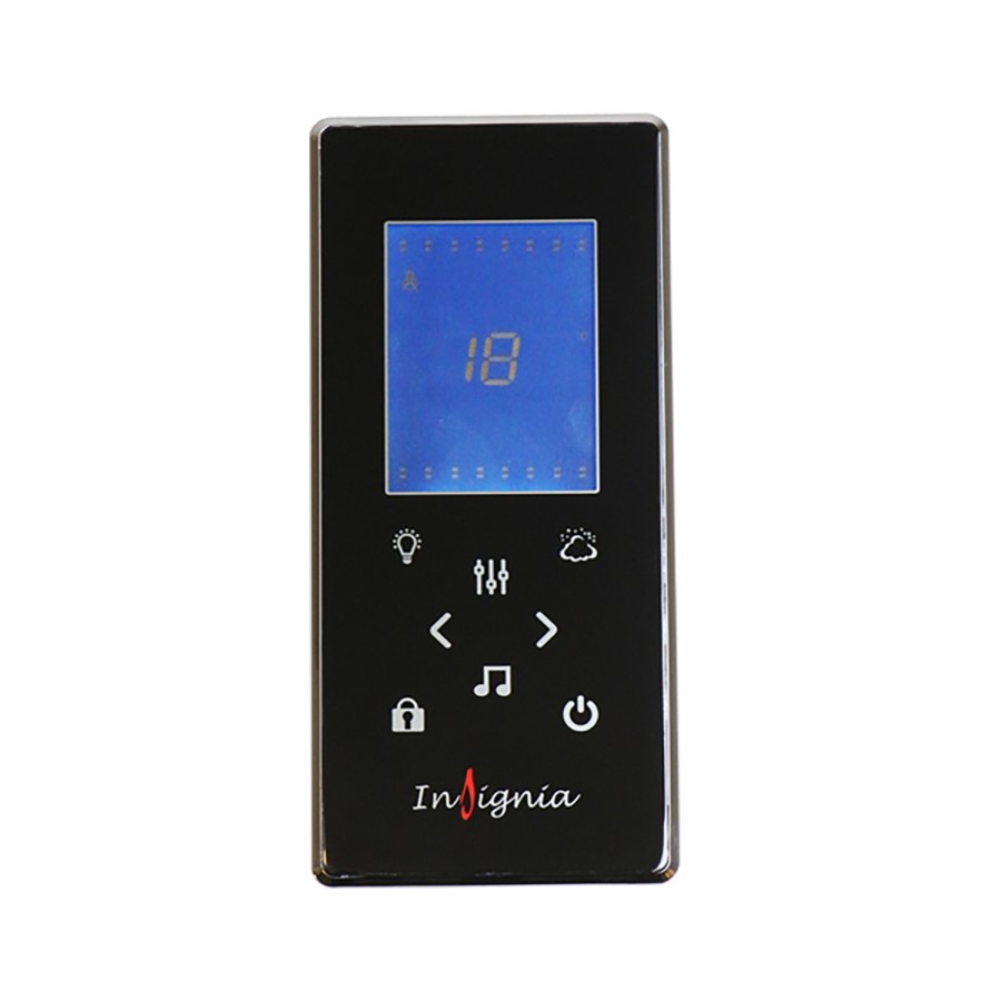Insignia Premium Quadrant Steam Shower Cabin with Bluetooth and Chromotherapy Lights 900 x 900