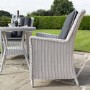 Rowlinson Prestbury 2 Seater Light Grey Rattan Garden Bistro Set
