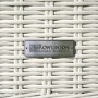 Rowlinson Prestbury 2 Seater Light Grey Rattan Garden Bistro Set