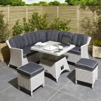 Rowlisnon Prestbury Compact Diner Set Putty Grey