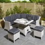 Rowlisnon Prestbury Compact Diner Set Putty Grey