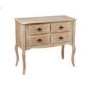 LPD Provence 4 Drawer Sideboard In Weathered Oak Finish 
