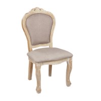 LPD Provence Pair of Dining Chairs in Weathered Oak Finish 