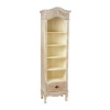 Weathered Oak Finish Bookcase with 5 Shelves - LPD Provence