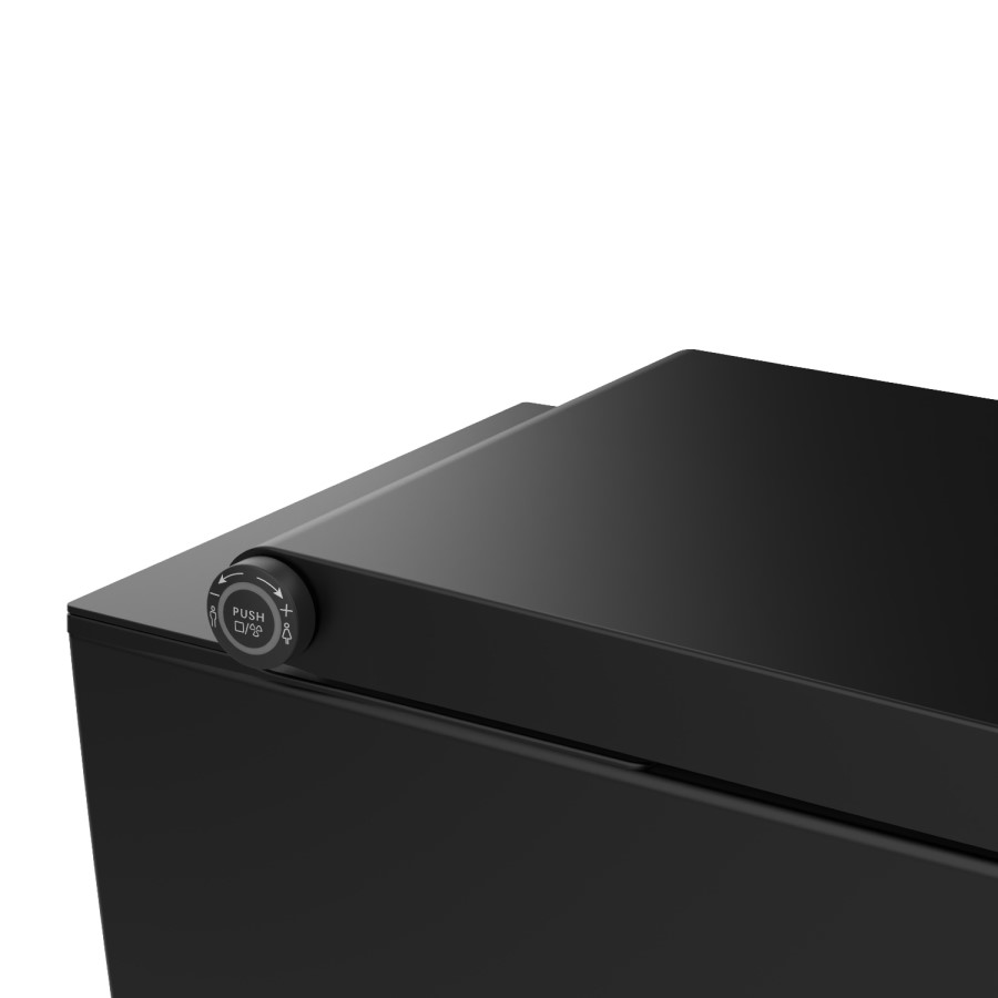 Matt Black Back to Wall Smart Bidet Japanese Toilet - Purificare