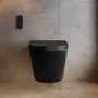 Black Wall Hung Smart Bidet Japanese Toilet - Purificare