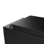 Matt Black Wall Hung Smart Bidet Japanese Toilet - Purificare