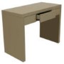 GRADE A2 - LPD Puro High Gloss Dressing Table in Stone