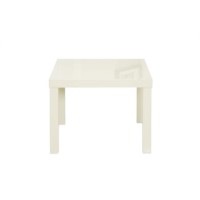 GRADE A1 - Puro Cream High Gloss End Table