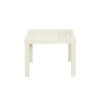LPD Limited Puro End Table in Cream