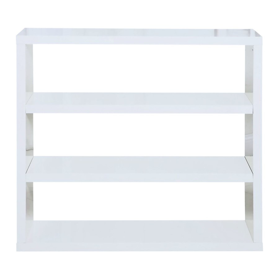 White Gloss Bookcase - LPD Puro