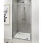 Claritas 6 Glass Pivot Door with a Chrome Frame - 760mm