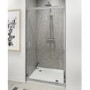 Claritas 6 800mm Pivot Door with a Chrome Frame