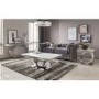 Vida Living Porter Grey Velvet Chesterfield Sofa with Silver Studs - Seats 3