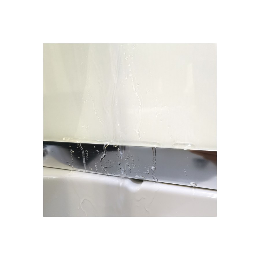 Vidalux Pure - 800x800mm White Quadrant Shower Cabin with Hydro Shower Set with Shower Tray