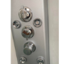 900x900mm Hydro Shower Cabin Square with White Panel - Shower Tray & 3 Outlet Thermostatic Mixer Shower System - Vidalux