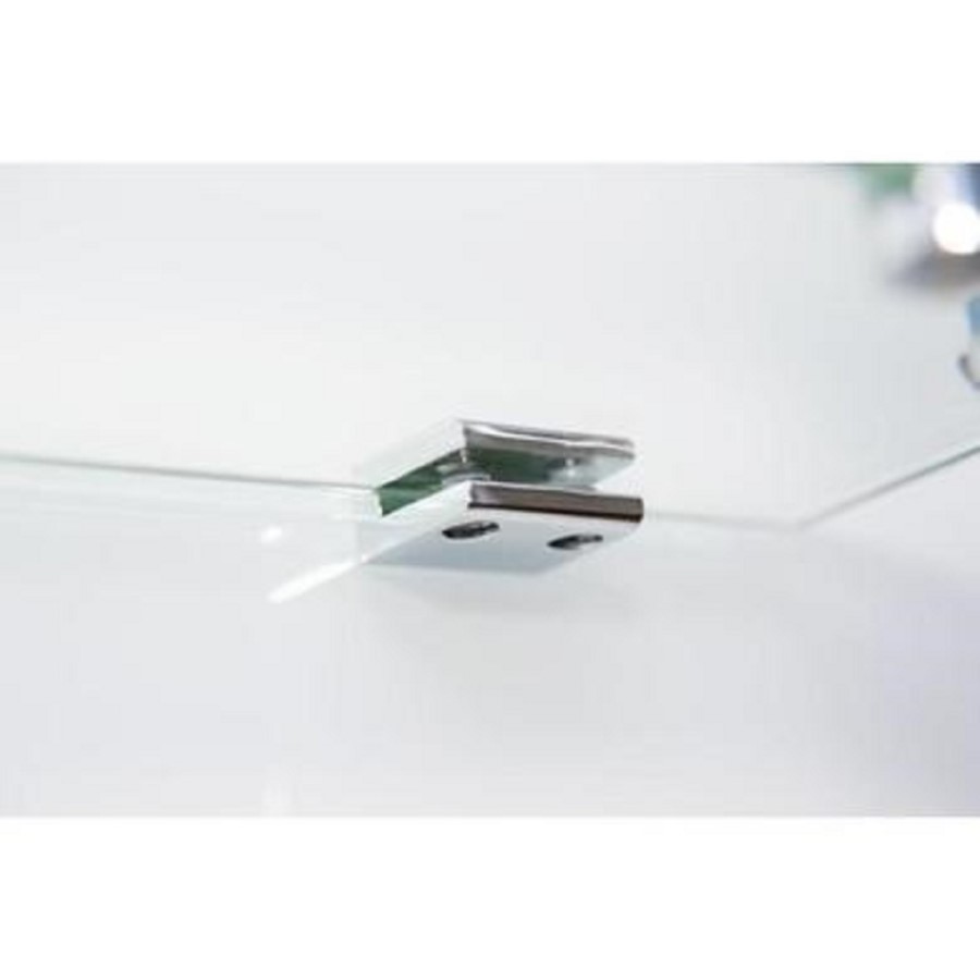 Vidalux Pure - 900x900mm White Quadrant Shower Cabin with Hydro Shower Set with Shower Tray