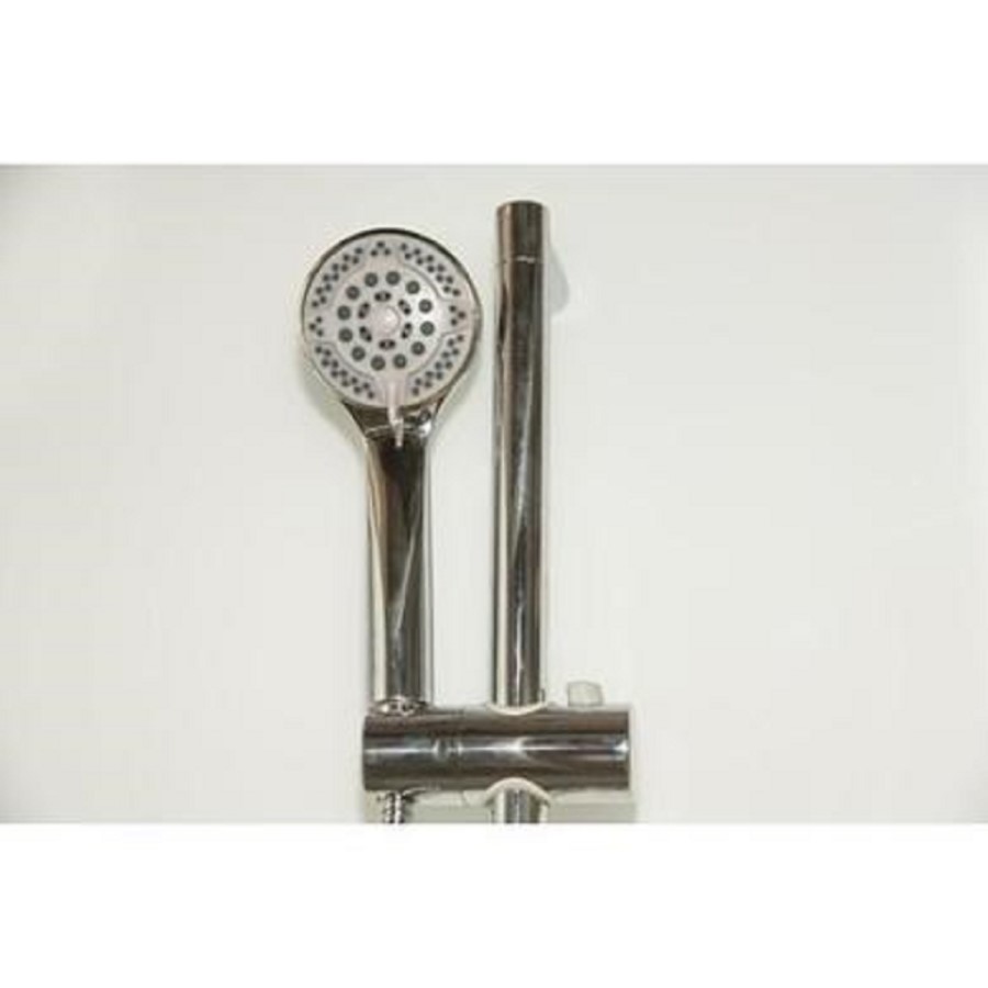 Vidalux Pure - 900x900mm White Quadrant Shower Cabin with Hydro Shower Set with Shower Tray