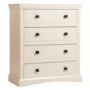 Victoria 4 Drawer Chest in Cream