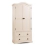 Victoria 2 Door 2 Drawer Wardrobe in Cream