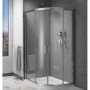 Claritas 6mm Glass Quadrant Shower Screen Enclosure 1000 x 800mm