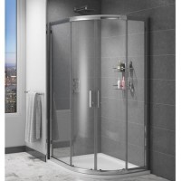Claritas 6+ Glass Quadrant Shower Screen Enclosure 1200 x 800mm - 6mm Glass