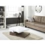 GRADE A2 - Tiffany White High Gloss Two Tone Rotating Top Coffee Table