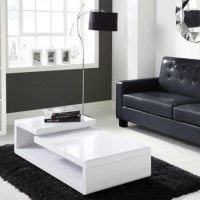 High Gloss White High Gloss Coffee Table - Tiffany Range