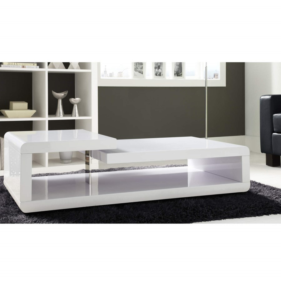 High Gloss White High Gloss Coffee Table - Tiffany Range