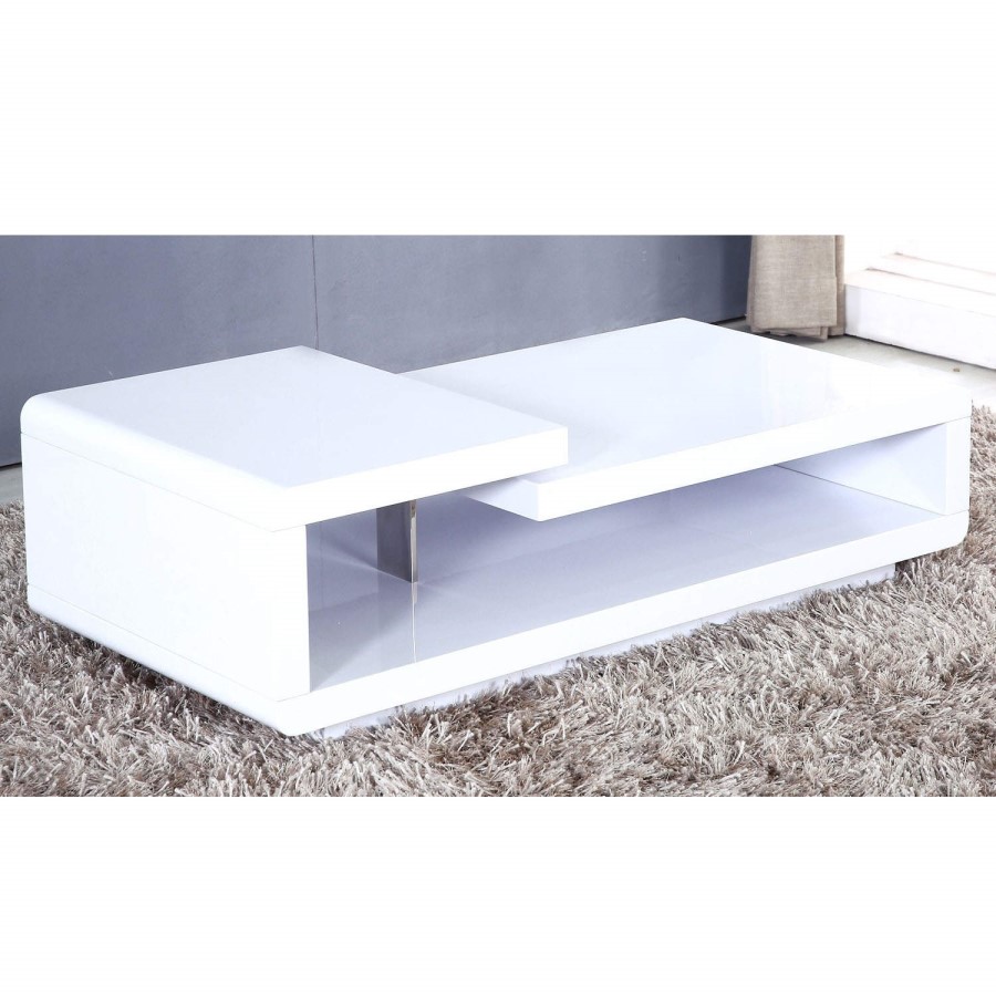 High Gloss White High Gloss Coffee Table - Tiffany Range