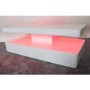 Tiffany White High Gloss Rectangular Coffee Table with LED Lighting 