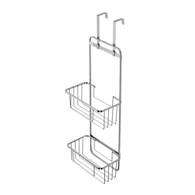 Chrome 2 Tier Hanging Shower Caddy - Croydex