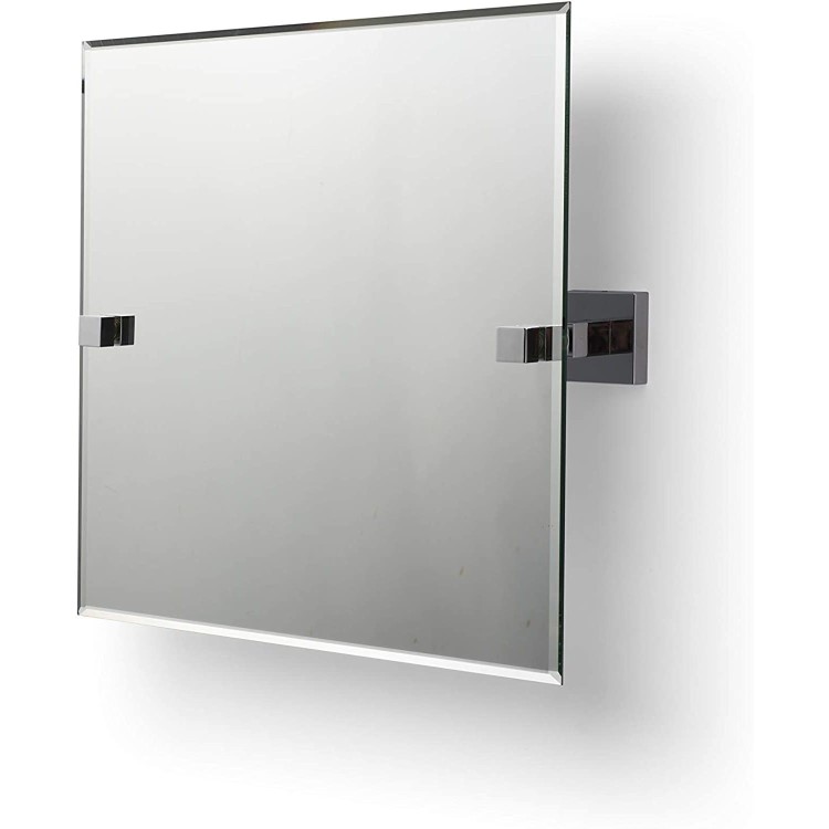 Square Tilting Bathroom Mirror 380 x 380mm - Croydex