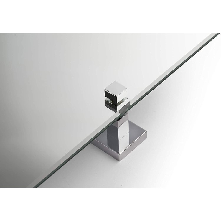 Square Tilting Bathroom Mirror 380 x 380mm - Croydex