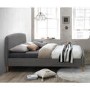 Birlea Quebec Upholstered Grey Small Double Bed