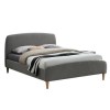 Birlea Quebec Upholstered Grey Kingsize Bed