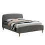 Birlea Quebec Upholstered Grey Small Double Bed