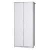 Avola Premium Plus 2 Door Wardrobe in White with Cream Gloss