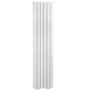 Idro White Modern Vertical Radiator - 1500 x 354 x 78mm