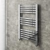 Chrome Bathroom Towel Radiator - 800 x 500mm