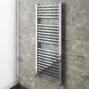 Chrome Bathroom Towel Radiator - 1200 x 500mm