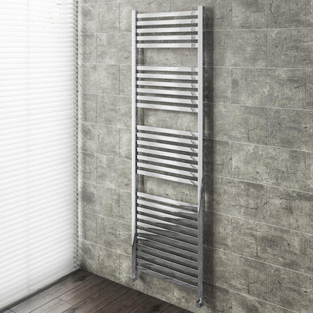 Chrome Bathroom Towel Radiator - 1600 x 500mm