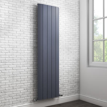 Anthracite Tall Single Panel Radiator - 1800 x 470mm - Furniture123