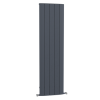 Vertical Anthracite Tall Flat Radiator - 1800 x 470mm