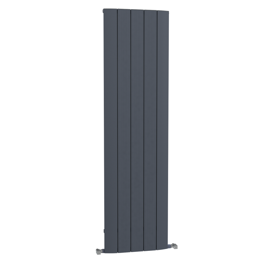 Anthracite Tall Single Panel Radiator - 1800 x 470mm - Furniture123