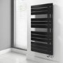 Anthracite Vertical Bathroom Towel Rail Radiator - 1080 x 550mm