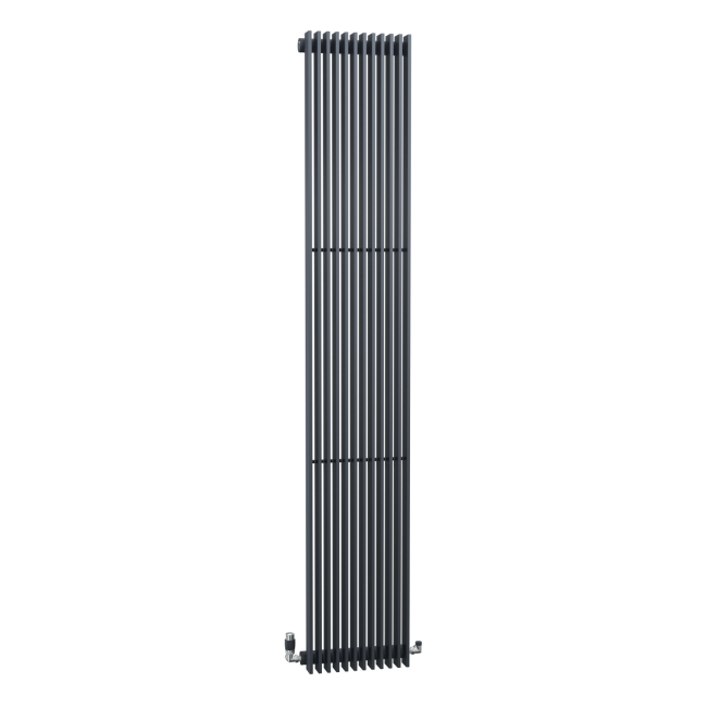 Vertical Anthracite Tall Radiator - 1800 x 324mm