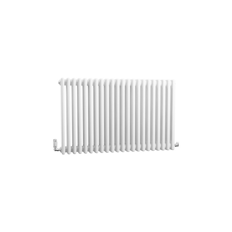 White Horizontal Traditional Column Radiator - 600 x 999mm