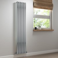 Vertical Chrome Tall Radiator - 1800 x 360mm