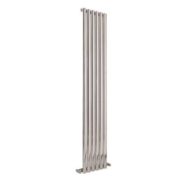 Vertical Chrome Tall Radiator - 1800 x 360mm